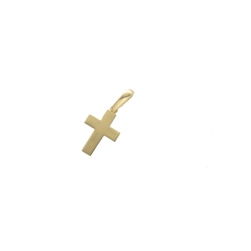 10 Karat Gold Cross Cuban Necklace Set