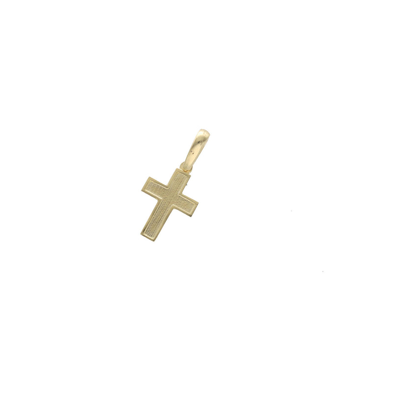 10 Karat Gold Cross Cuban Necklace Set