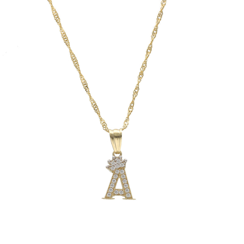 10 Karat Gold Mini Initial Charms