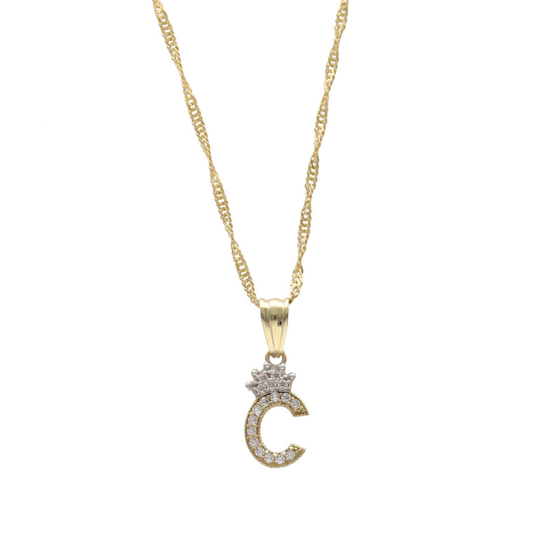 10 Karat Gold Mini Initial Charms