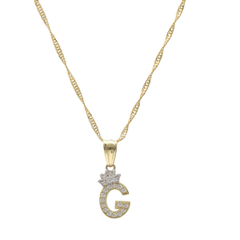 10 Karat Gold Mini Initial Charms