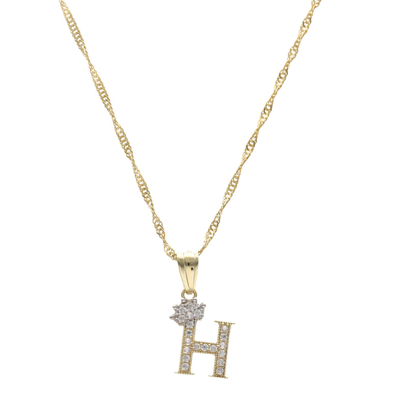 10 Karat Gold Mini Initial Charms