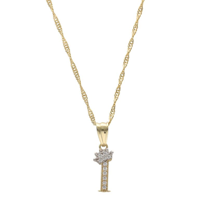 10 Karat Gold Mini Initial Charms