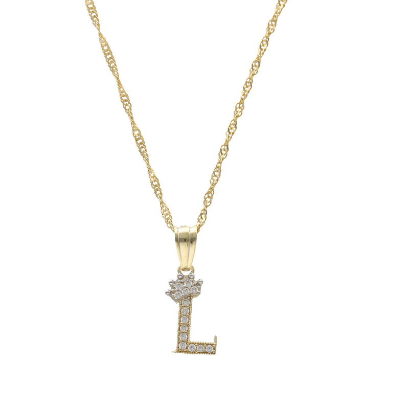 10 Karat Gold Mini Initial Charms