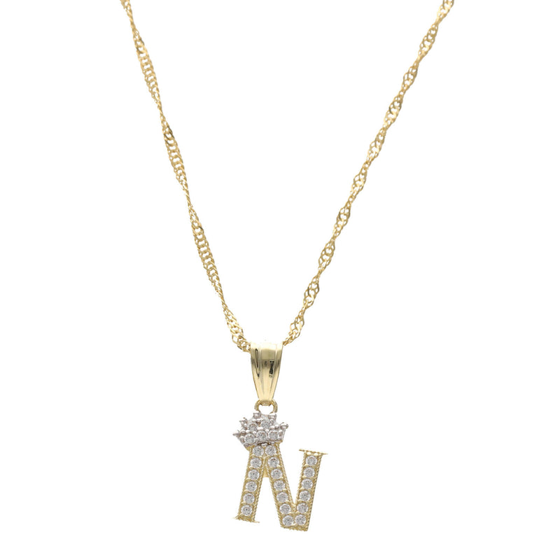 10 Karat Gold Mini Initial Charms