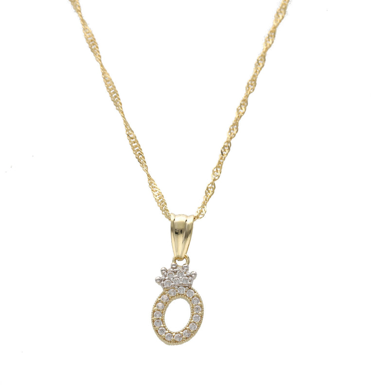 10 Karat Gold Mini Initial Charms