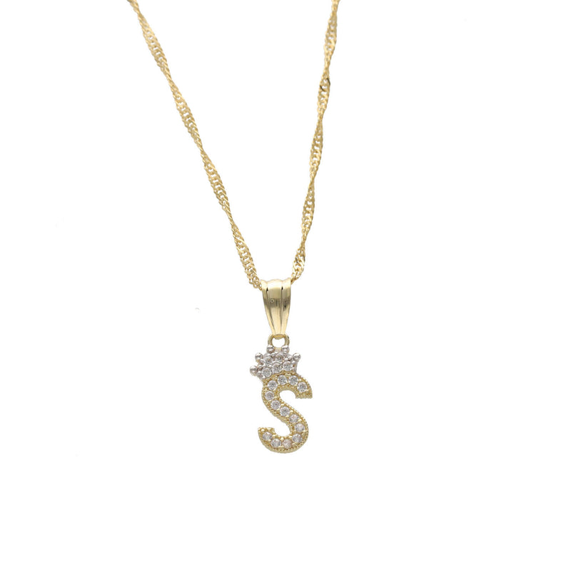 10 Karat Gold Mini Initial Charms