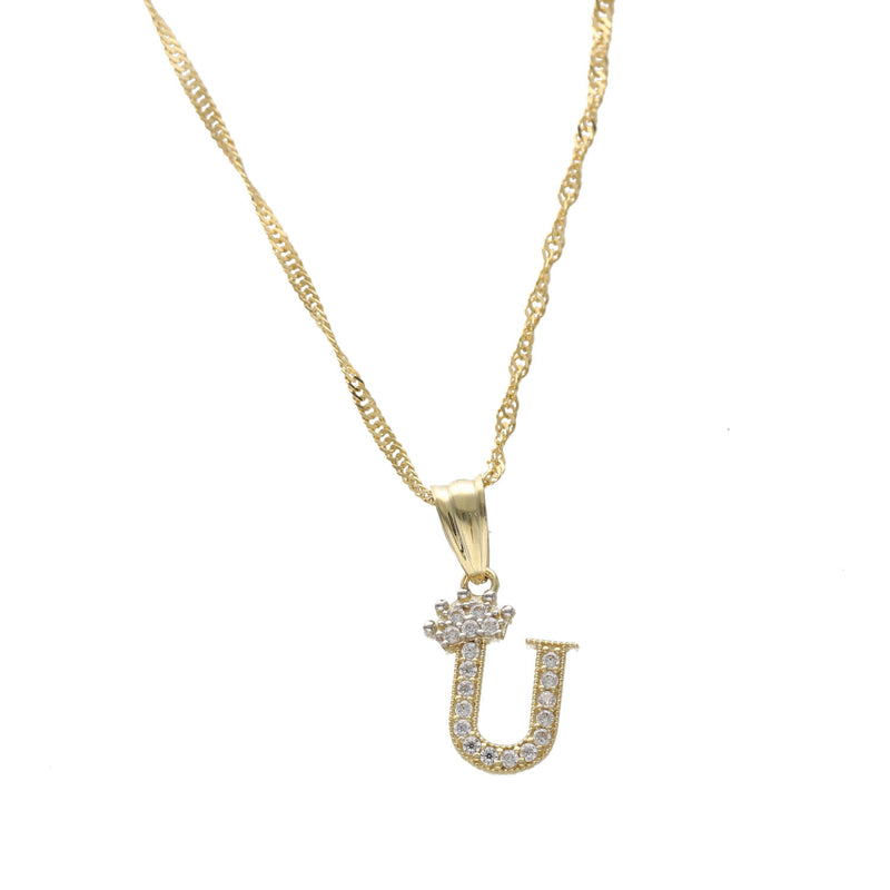 10 Karat Gold Mini Initial Charms