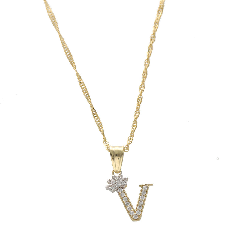 10 Karat Gold Mini Initial Charms