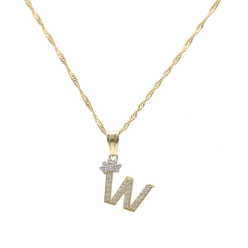 10 Karat Gold Mini Initial Charms