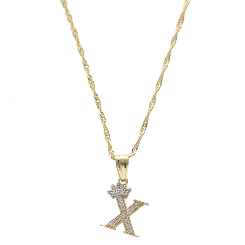 10 Karat Gold Mini Initial Charms