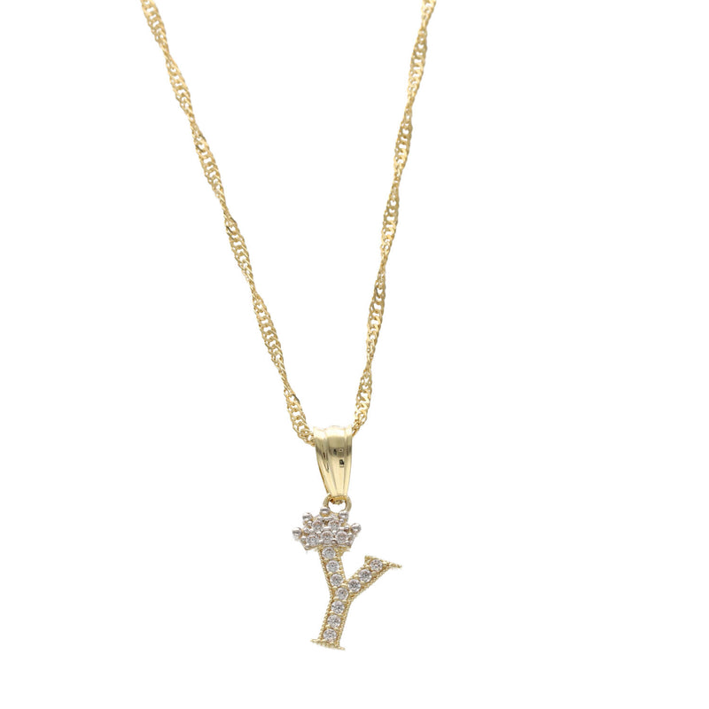 10 Karat Gold Mini Initial Charms