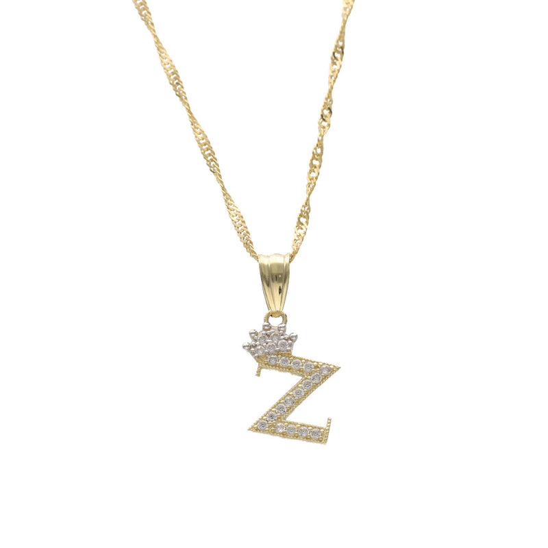10 Karat Gold Mini Initial Charms