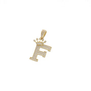 Initial F Gold Pendant