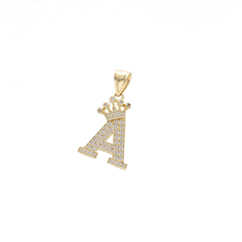 Gold Initial A Pendant