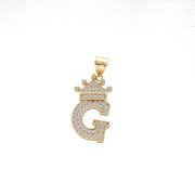 Letter G Gold Charm 