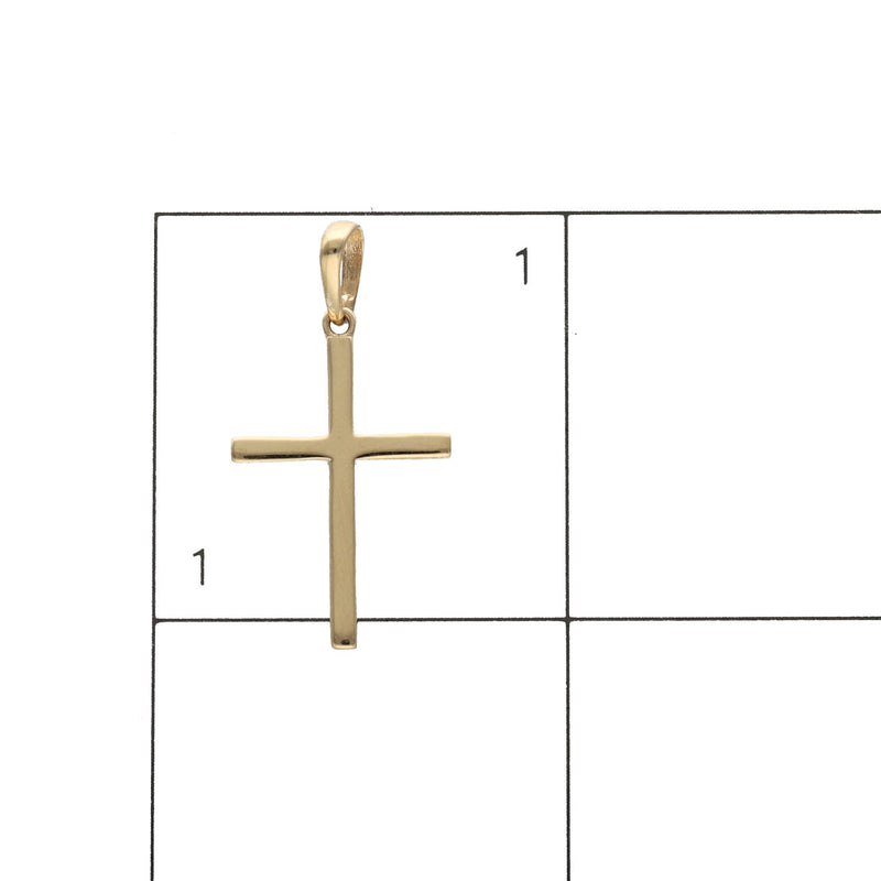 10 Karat Gold Diamond Cross Cuban Set