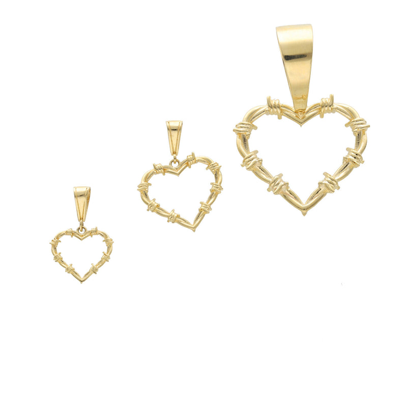 10 Karat Gold Karol G Heart Plain Charm