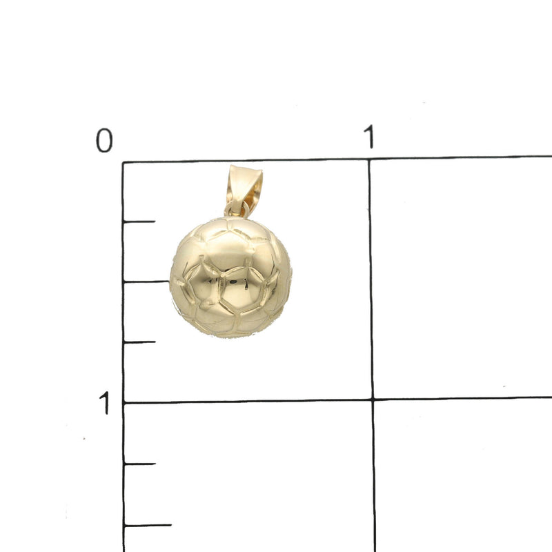 14 Karat Gold Soccer Necklace Chain