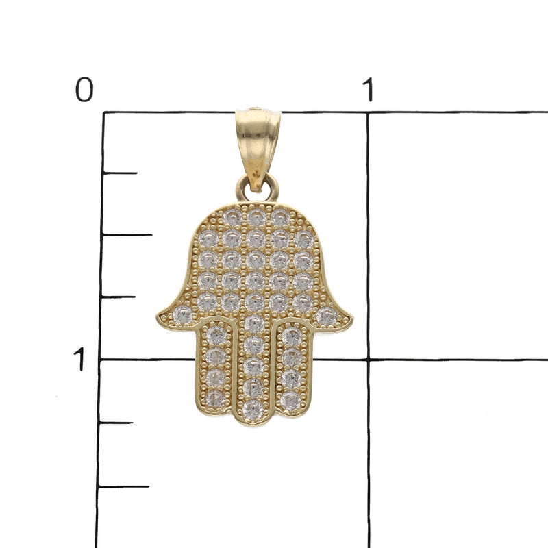 10 Karat Gold Hamsa Charm