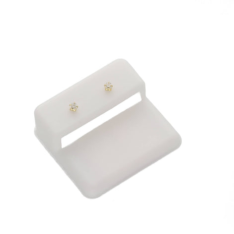14K Gold 0.05 CTW Lab Grown Stud Earrings