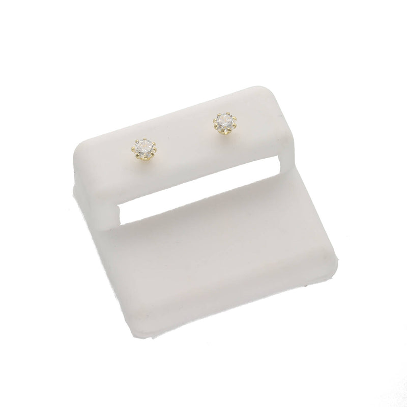 14K Gold 0.50 CTW Lab Ground Stud Diamond