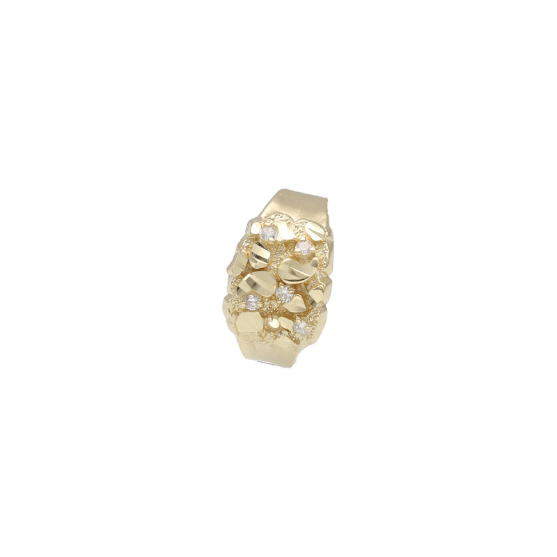 14 Karat Gold Nugget Ring