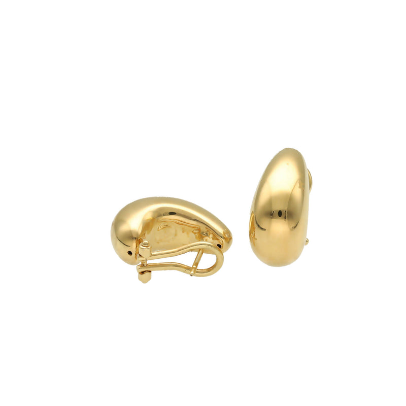 14 Karat Gold Drops Plain Earrings