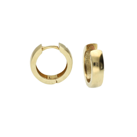 10 Karat Gold Huggies Plain Earring