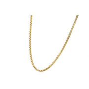 14k Solid Gold Box link Chain