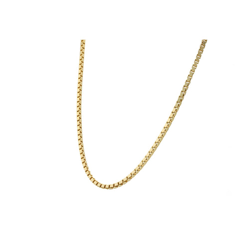 14k Solid Gold Box link Chain