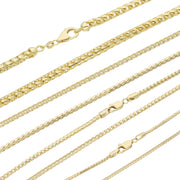 14k solid Gold franco rondo chains