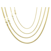 14K Real solid Gold Miami Cuban Link Chains 
