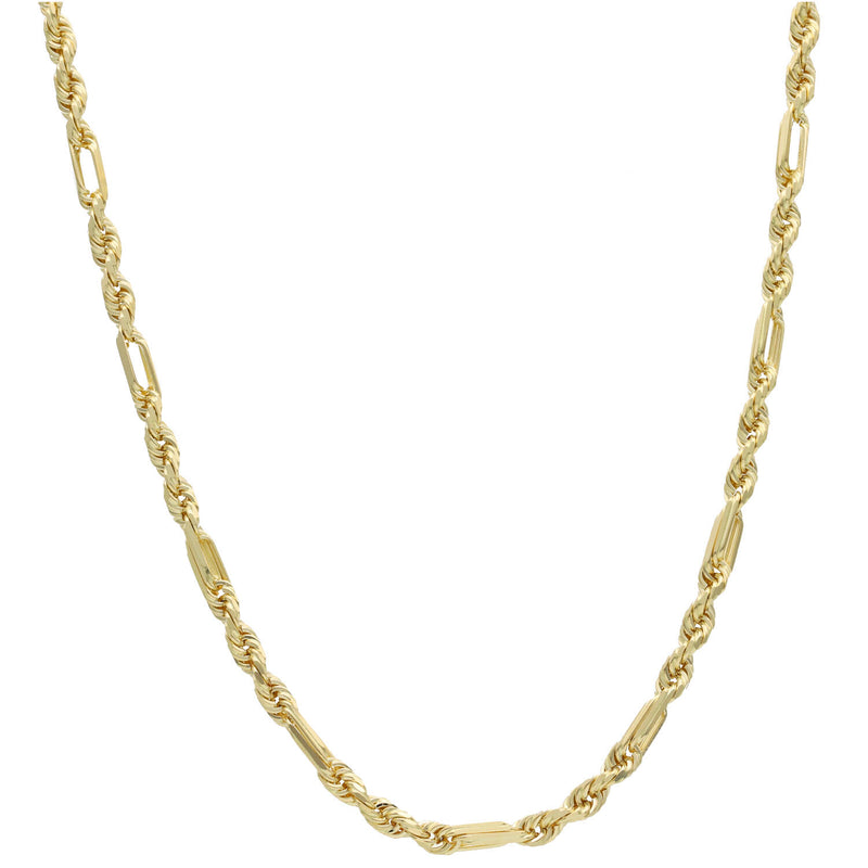14k solid gold rope chain