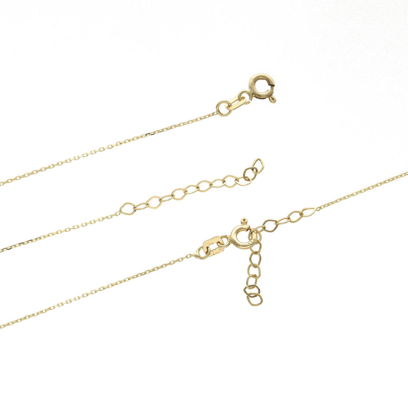 Gold Letter Initial Extension 17 inches.