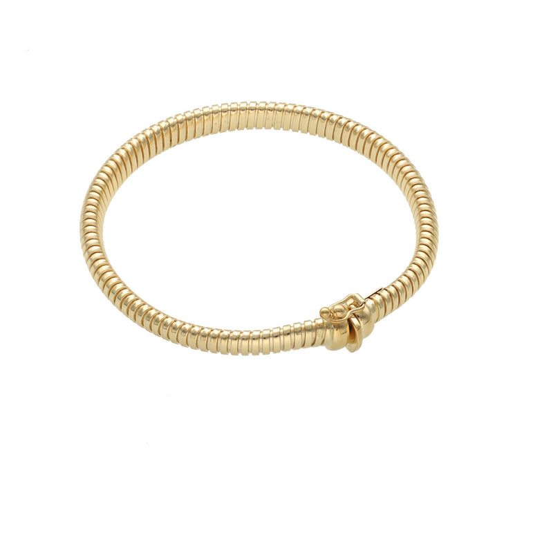 14 Karat Gold Spring Bracelet