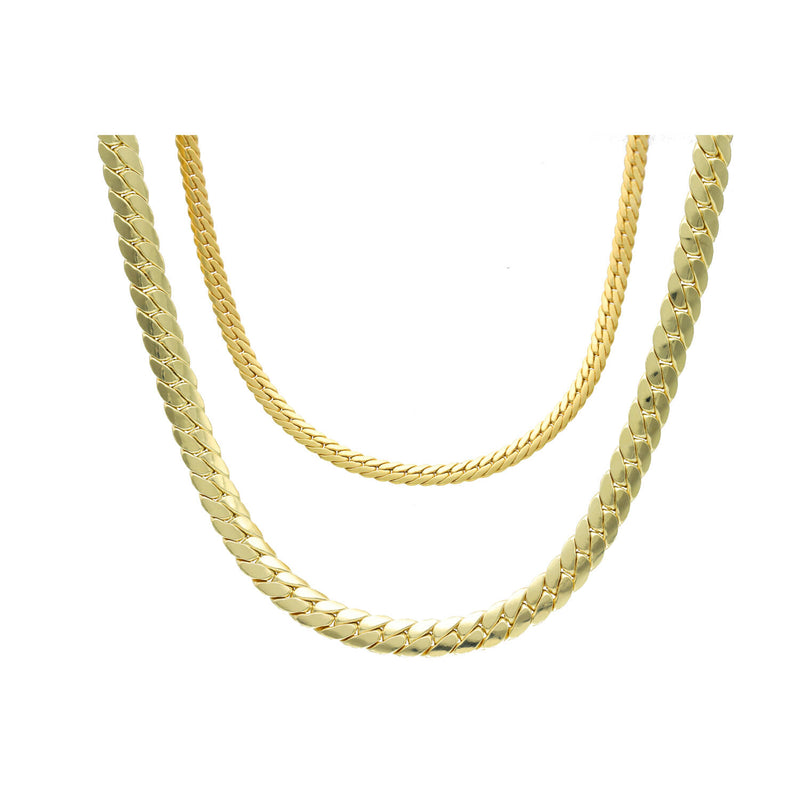 10 Karat Gold Italian Miami Cuban Chains