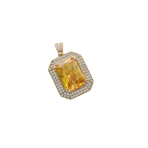 10 Karat Gold Yellow Square Charm