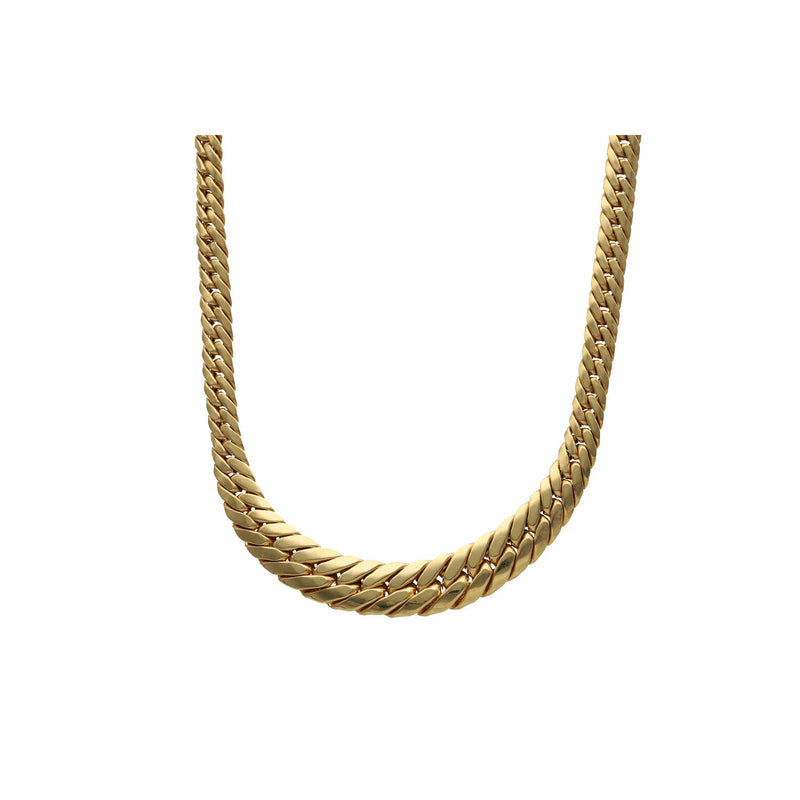 Double Width Italian Miami Cuban Link Necklace