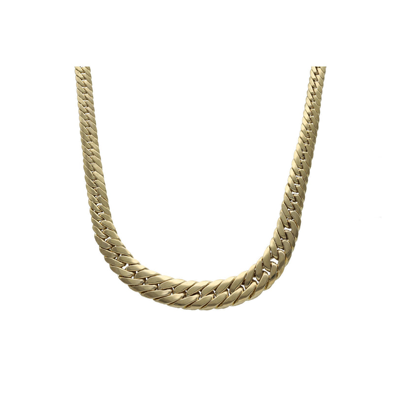 Double Width Italian Miami Cuban Link Necklace
