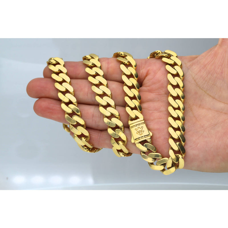 14 Karat Gold Monako Chain