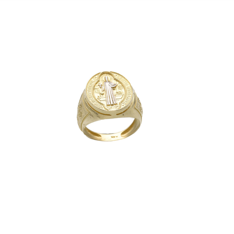14 Karat Gold Two Tone San Benito Ring
