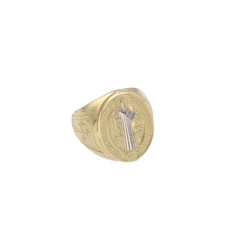 14 Karat Gold Two Tone San Benito Ring
