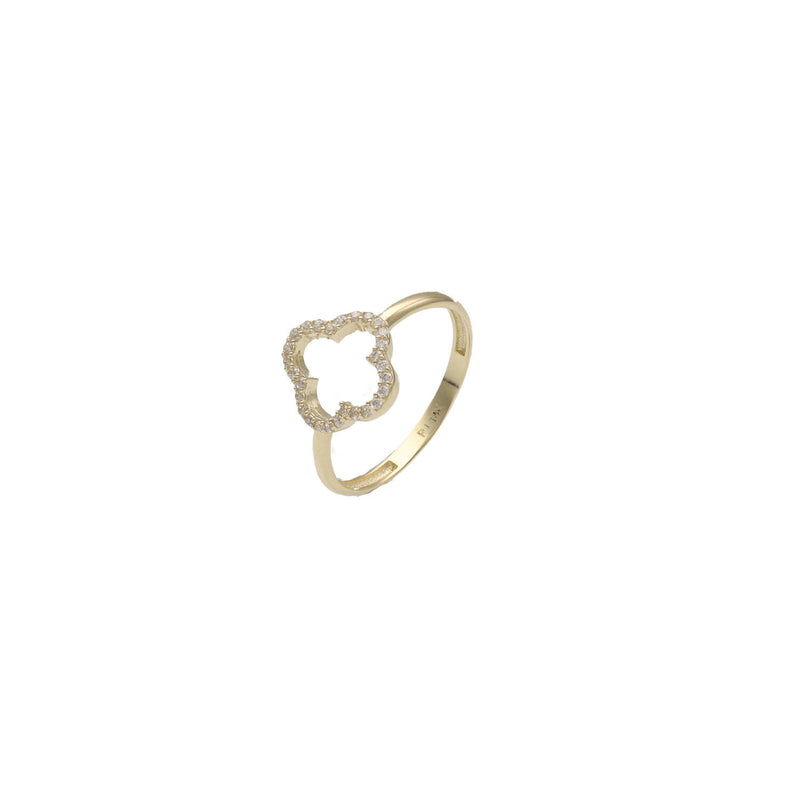 14 Karat Gold Flower Ring