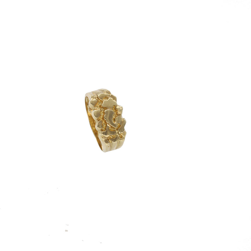 10 Karat Gold Nugget Ring