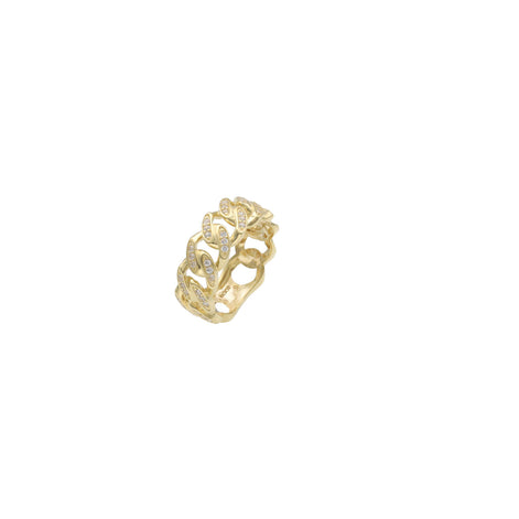 10 Karat Gold Cuban Link Ring