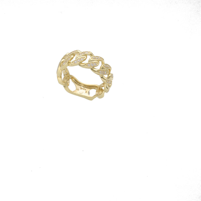 10 Karat Gold Cuban Link Ring