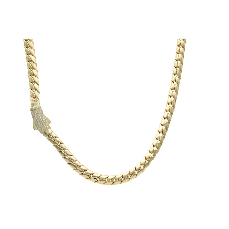 10 Karat Gold Italian Miami Cuban Link Necklace