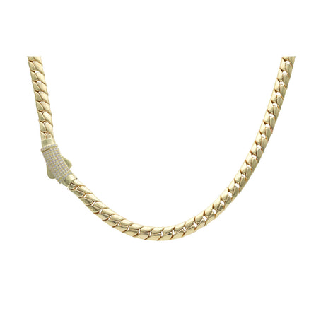 10 Karat Gold Italian Miami Cuban Link Necklace