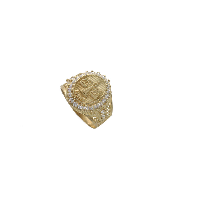 10 Karat Gold Libra Ring